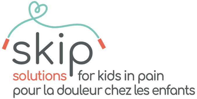 Organizational logo for Solutions for Kids in Pain (SKIP)
